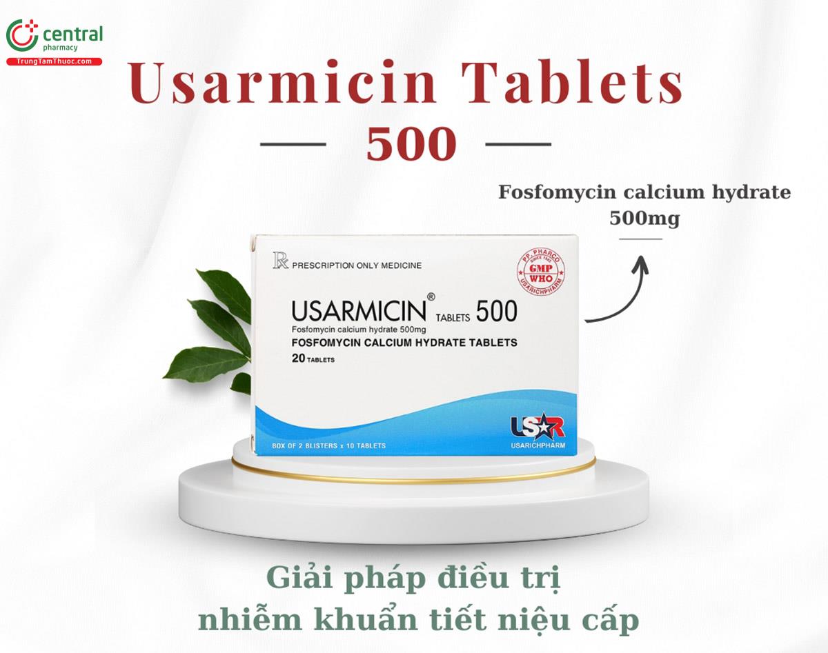 Thuốc Usarmicin Tablets 500 - Giải pháp điều trị nhiễm khuẩn tiết niệu cấp