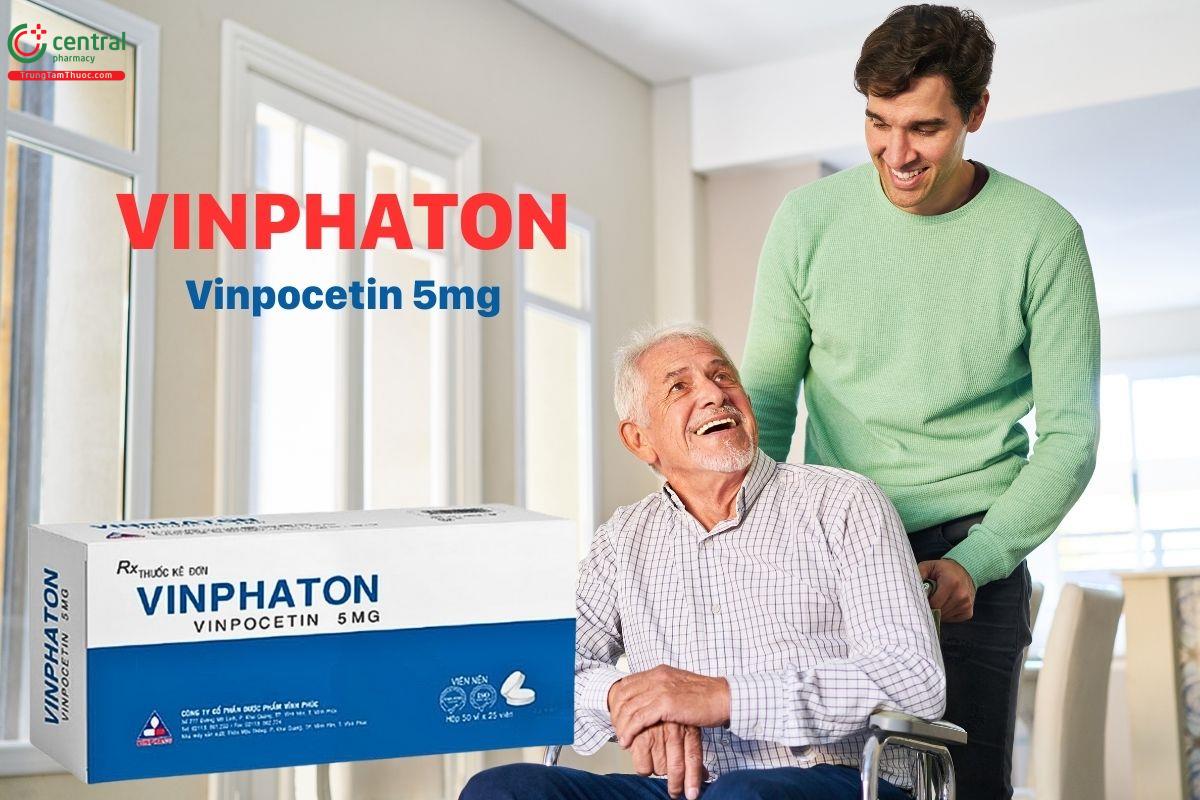 Vinphaton 5mg điều trị rối loạn tuần hoàn máu não