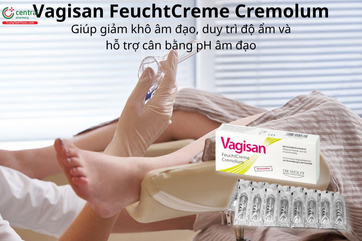 Vagisan FeuchtCreme Cremolum hỗ trợ giảm khô và cân bằng pH âm đạo