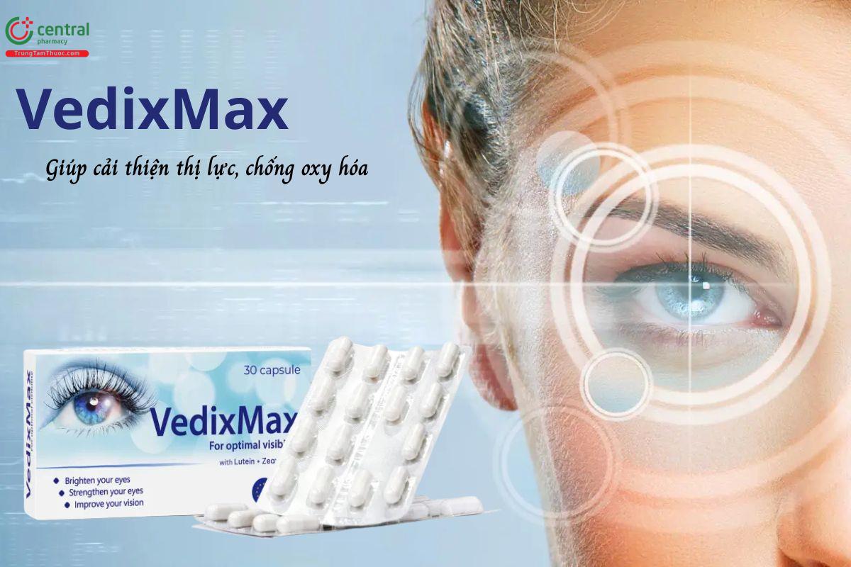 Vedixmax - Giúp cải thiện thị lực, chống oxy hóa