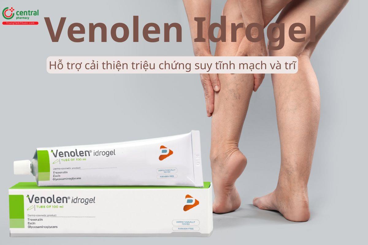 Venolen Idrogel giúp cải thiện triệu chứng suy tĩnh mạch và trĩ