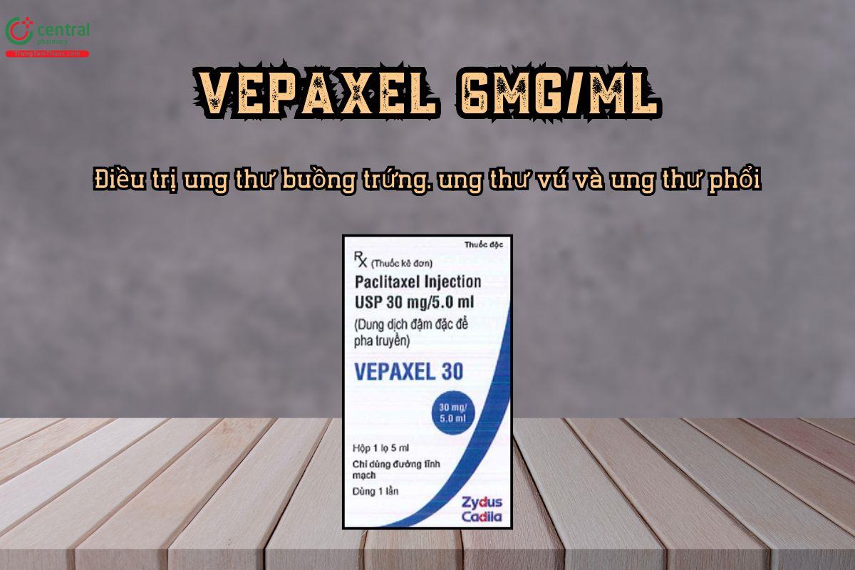 Điều trị ung thư buồng trứng, ung thư vú và ung thư phổi bằng thuốc Vepaxel 30