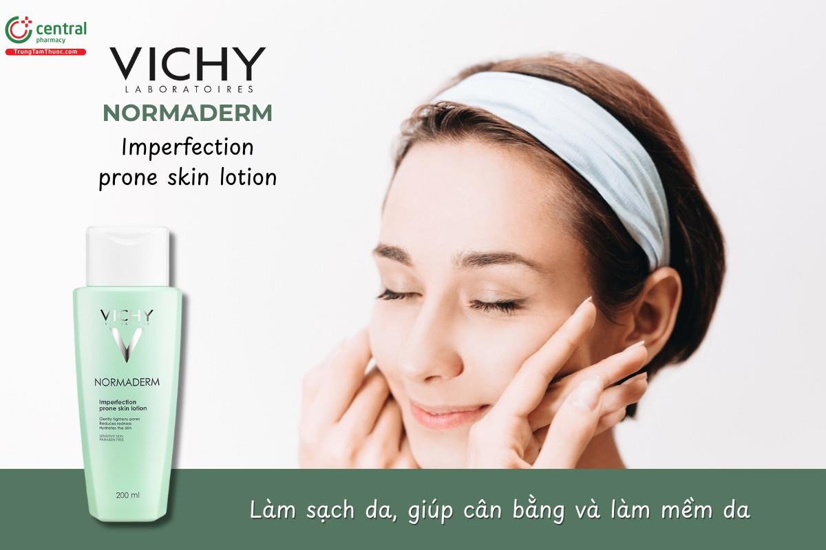Vichy Normaderm Imperfection prone skin lotion làm sạch da, cân bằng độ ẩm