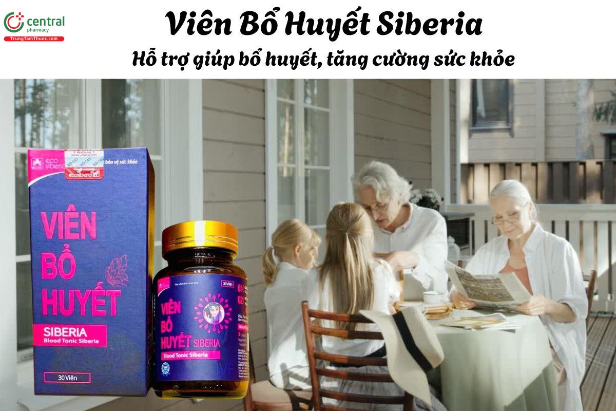 Viên Bổ Huyết Siberia - Giúp bổ huyết, tăng cường thể trạng