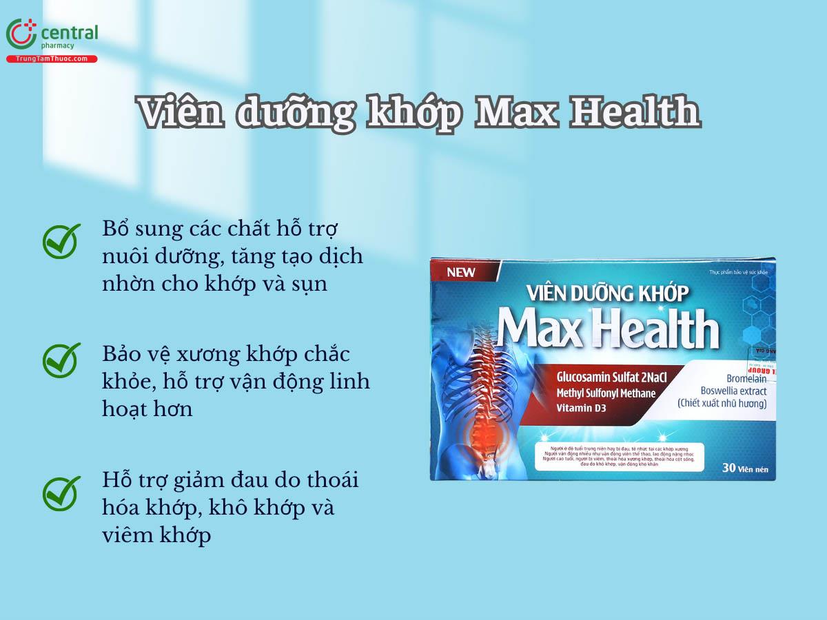 Viên dưỡng khớp Max Health