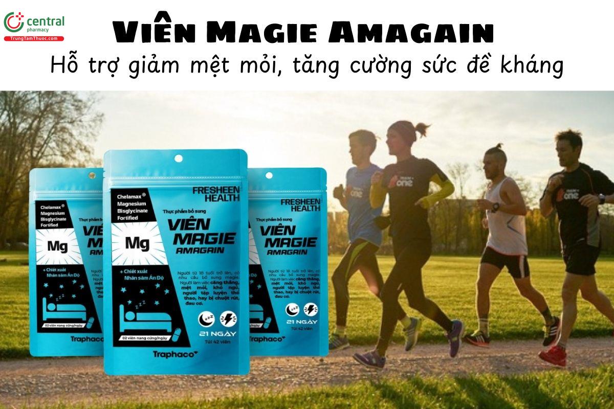 Viên Magie Amagain - Hỗ trợ giảm mệt mỏi, giúp ngủ sâu và ngon giấc
