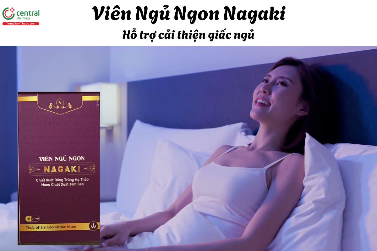 Viên Ngủ Ngon Nagaki - Giúp an thần, ngủ ngon, dễ đi vào giấc ngủ