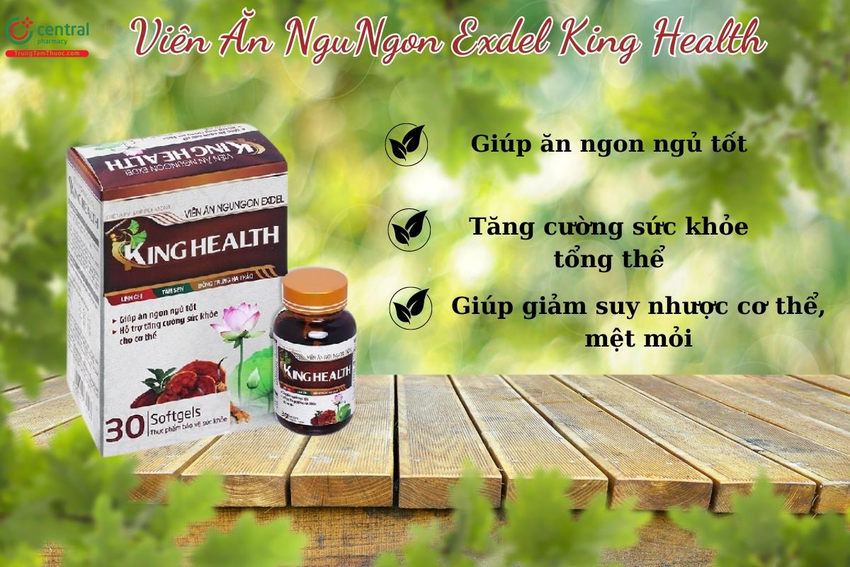 Viên Ăn NguNgon Exdel King Health - Giúp ăn ngon, ngủ tốt