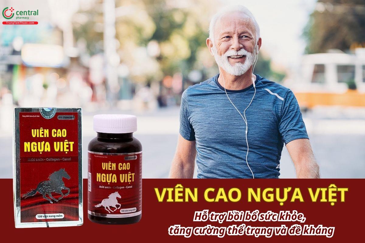 Viên Cao Ngựa Việt hỗ trợ bồi bổ sức khỏe, tăng cường thể trạng và đề kháng