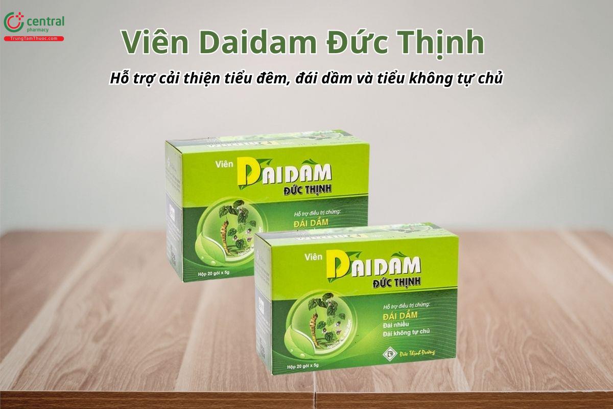 Viên Daidam Đức Thịnh hỗ trợ cải thiện tiểu đêm, đái dầm và tiểu không tự chủ