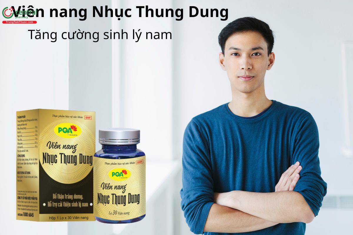 Viên nang Nhục Thung Dung giúp hỗ trợ tăng cường sinh lý nam giới