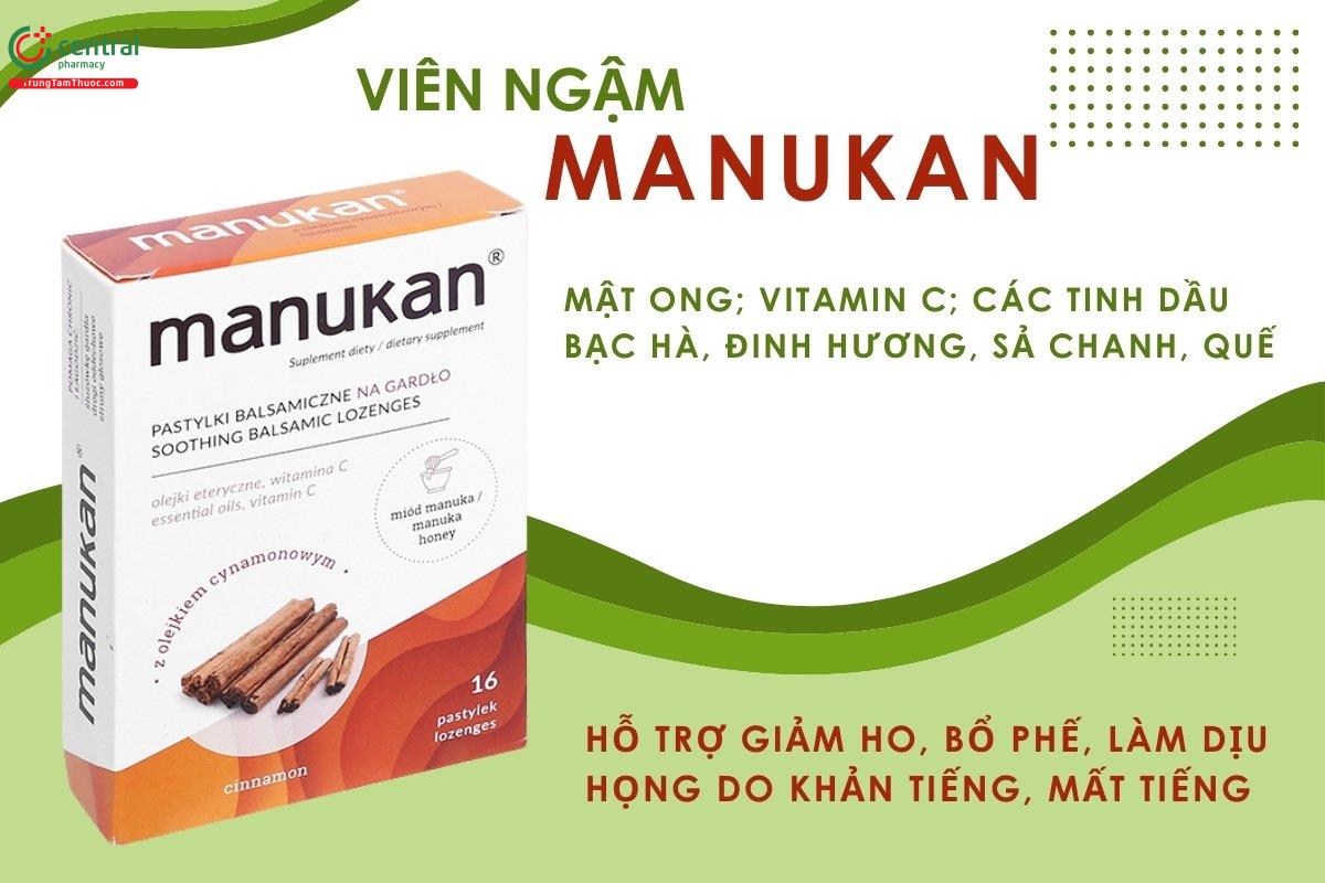 Viên ngậm Manukan Cinnamon