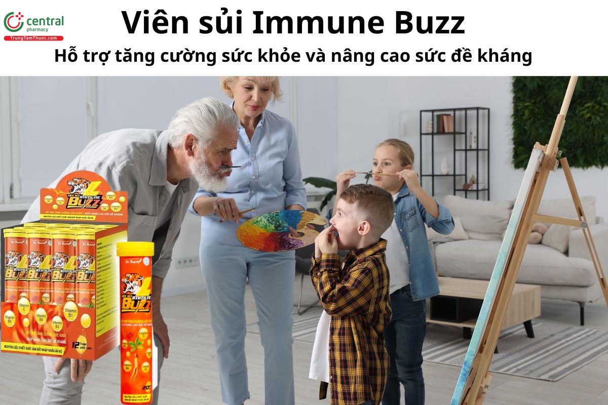 Viên sủi Immune Buzz - Giúp giảm cảm giác mệt mỏi, bồi bổ cơ thể