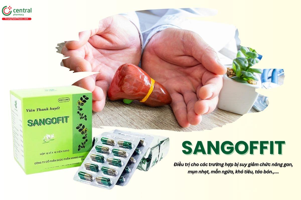 Viên thanh huyết Sangofit phục hồi và tăng cường chức năng gan