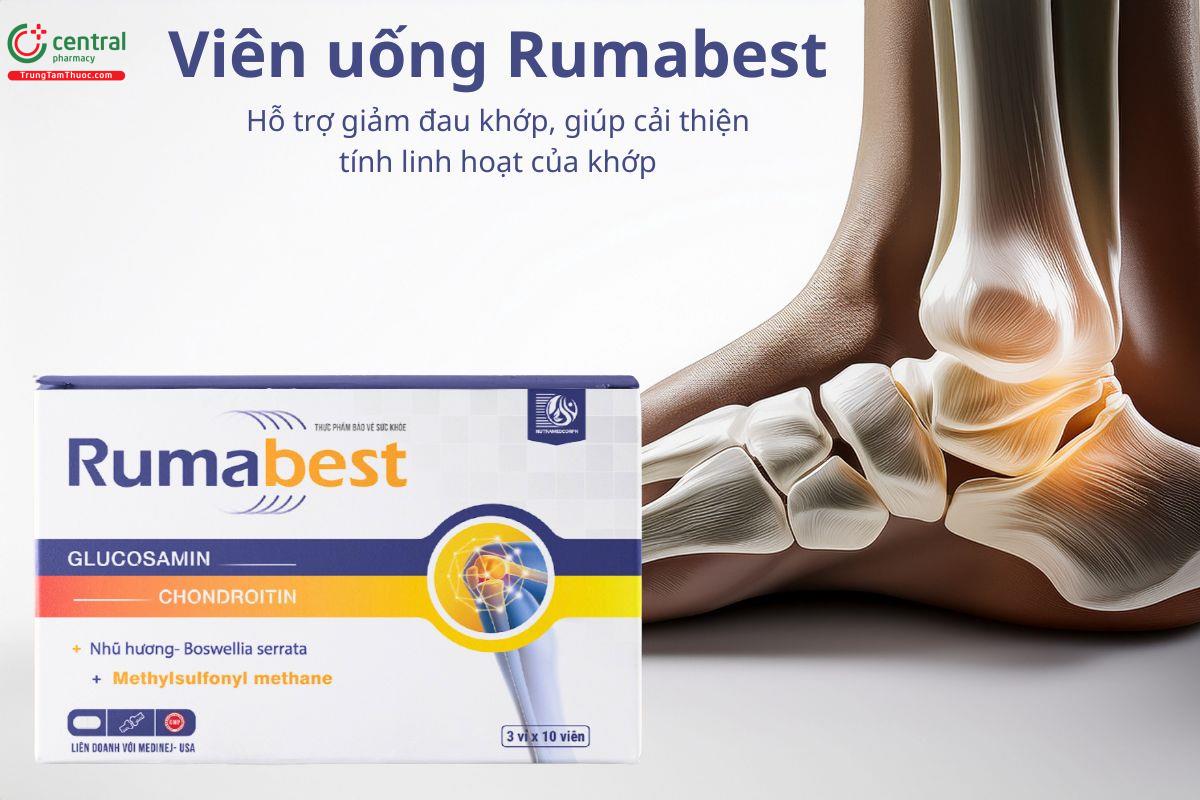 Viên uống Rumabest hỗ trợ tái tạo sụn, tăng cường vận động khớp