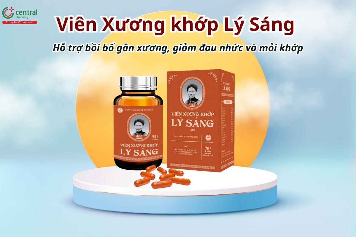 Viên Xương khớp Lý Sáng hỗ trợ bồi bổ gân xương, giảm đau nhức và mỏi khớp