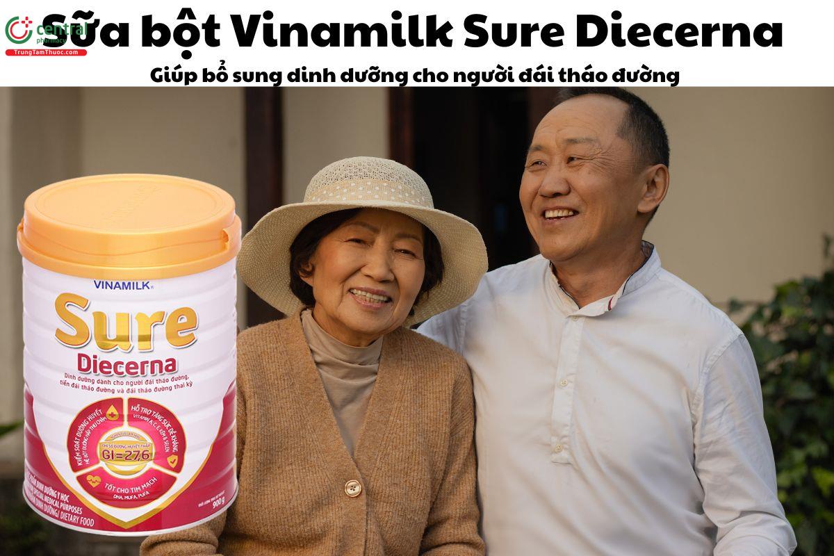 Sữa bột Vinamilk Sure Diecerna 900g - Dành cho người tiểu đường