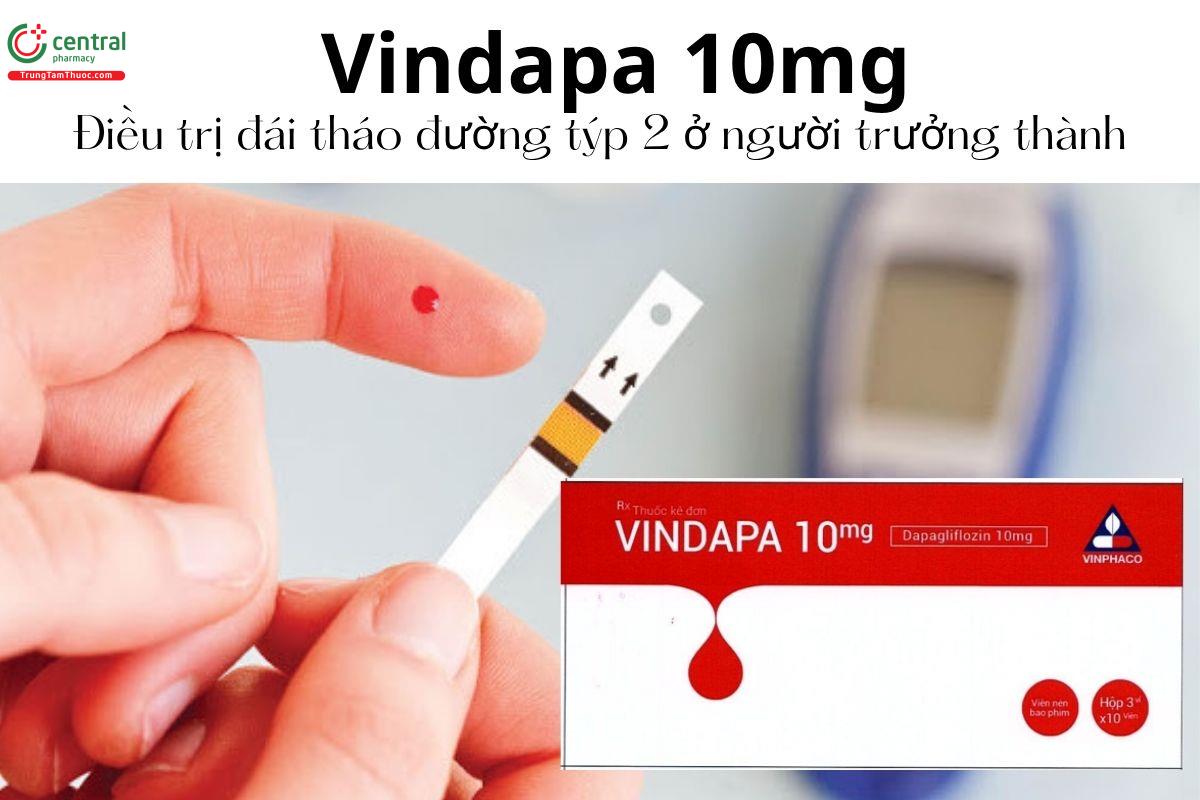 Thuốc Vindapa 10mg - Điều trị đái tháo đường týp 2 ở người trưởng thành