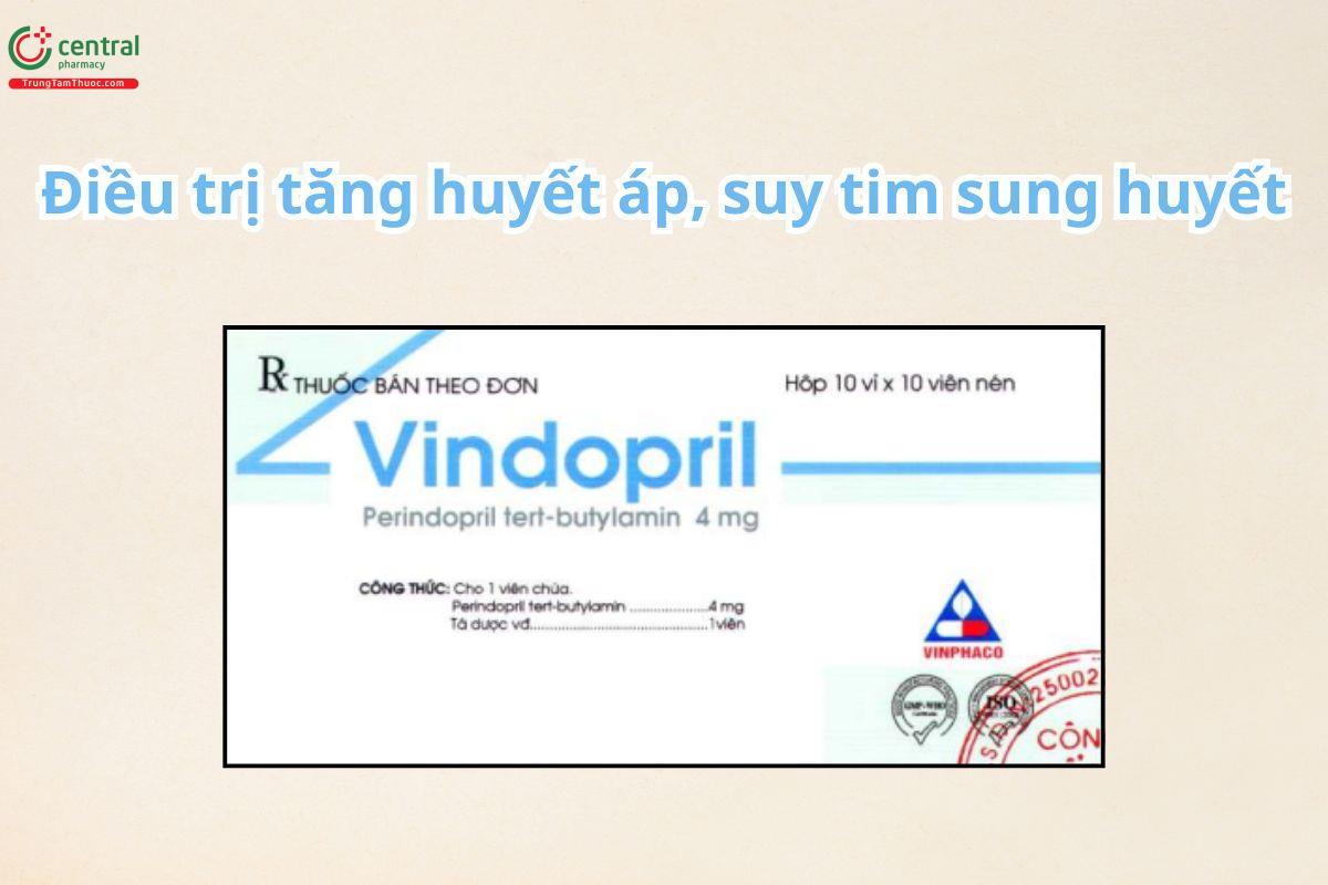 Vindopril 4mg được chỉ định trong các trường hợp tăng huyết áp.