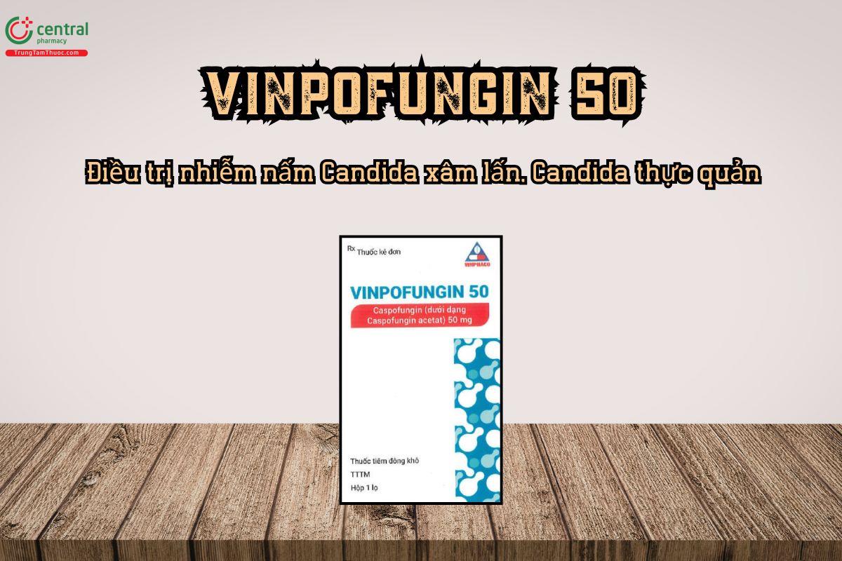 Thuốc Vinpofungin 50 điều trị nhiễm nấm toàn thân