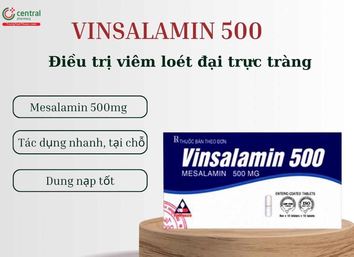 Thuốc Vinsalamin - Giải pháp điều trị viêm loét đại trực tràng chảy máu