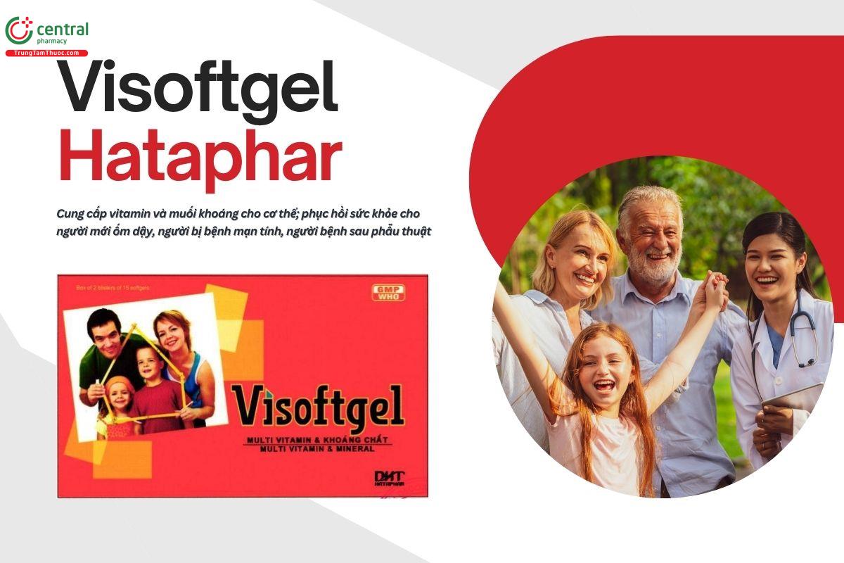 Thuốc Visoftgel Hataphar bổ sung các vitamin, lysin và muối khoáng