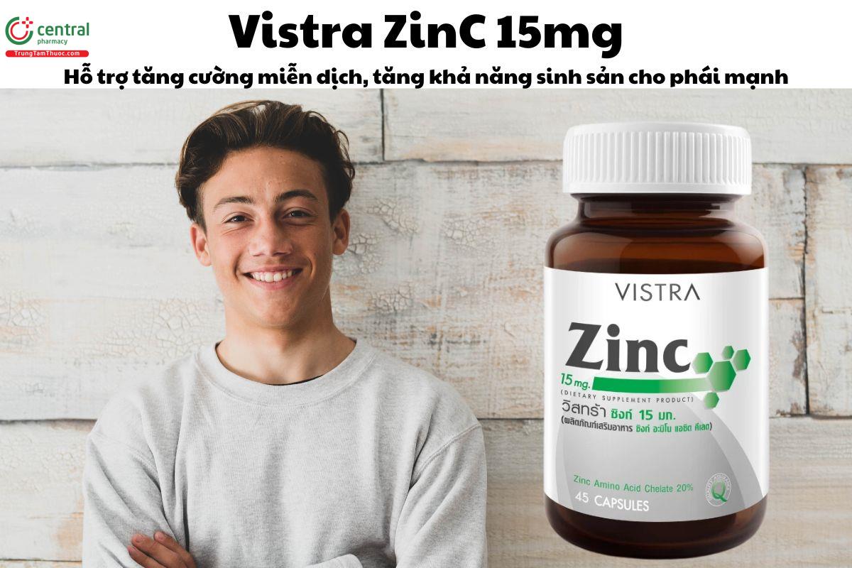 Vistra ZinC 15mg - Giúp tăng khả năng sinh sản cho phái mạnh