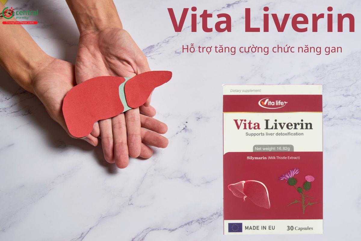 Vita Liverin hỗ trợ thải độc gan và bảo vệ tế bào gan khỏe mạnh