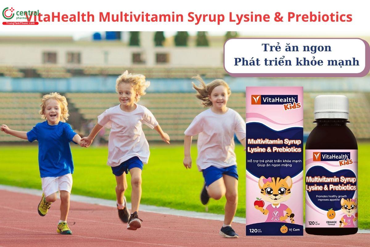 VitaHealth Multivitamin Syrup Lysine & Prebiotics