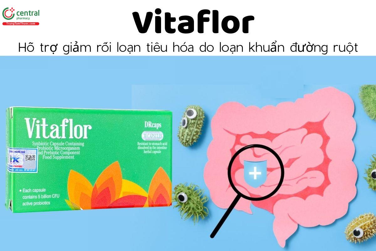 Vitaflor - Hỗ trợ giảm rối loạn tiêu hóa do loạn khuẩn đường ruột