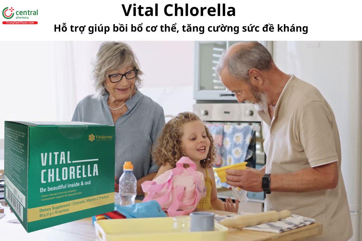 Vital Chlorella - Giúp bổ sung dưỡng chất cho cơ thể, tăng đề kháng