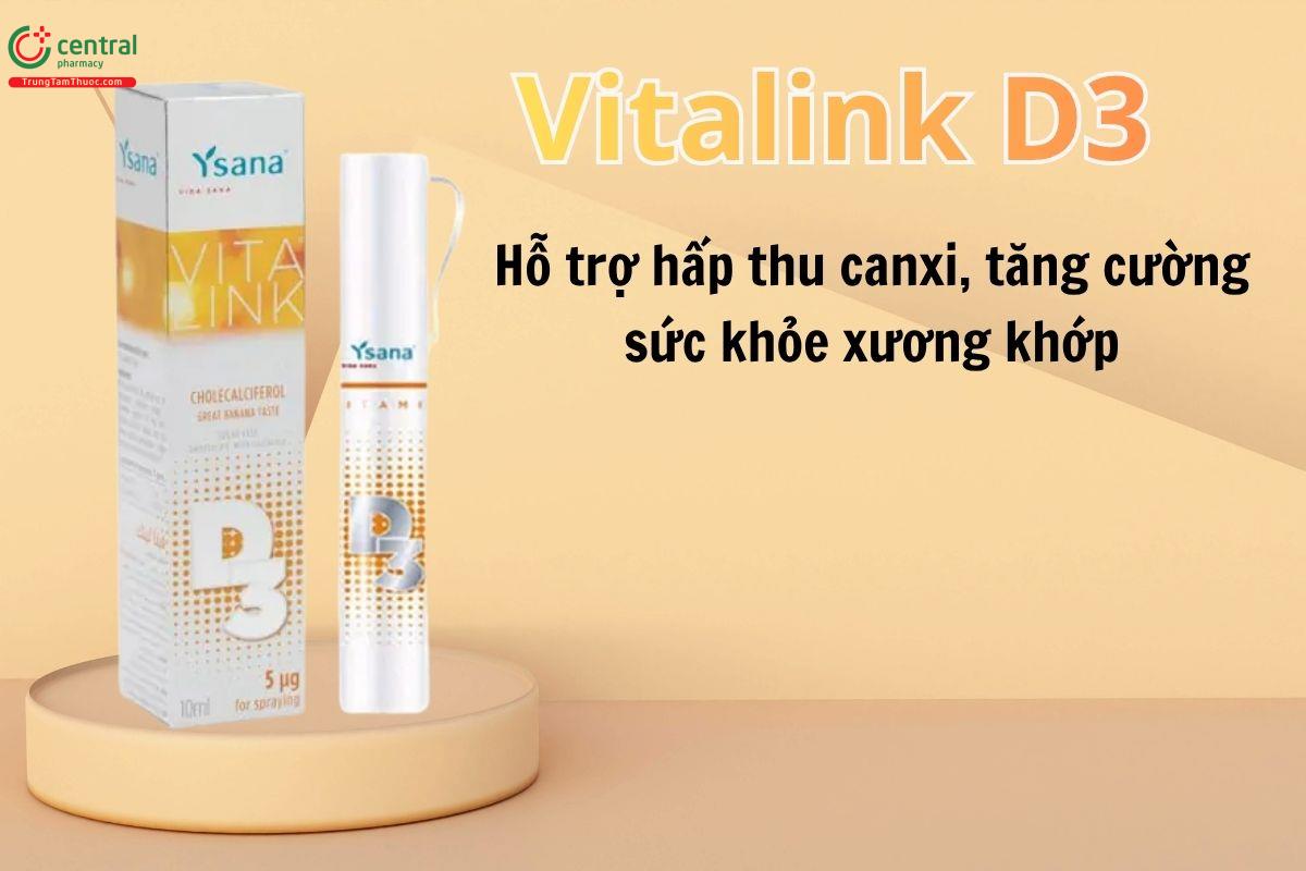 Vitalink D3 hỗ trợ tăng cường sức khỏe xương khớp