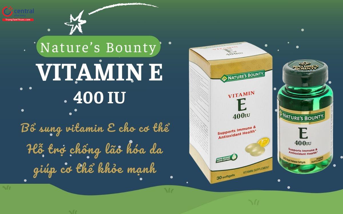 Vitamin E 400IU Nature’s Bounty