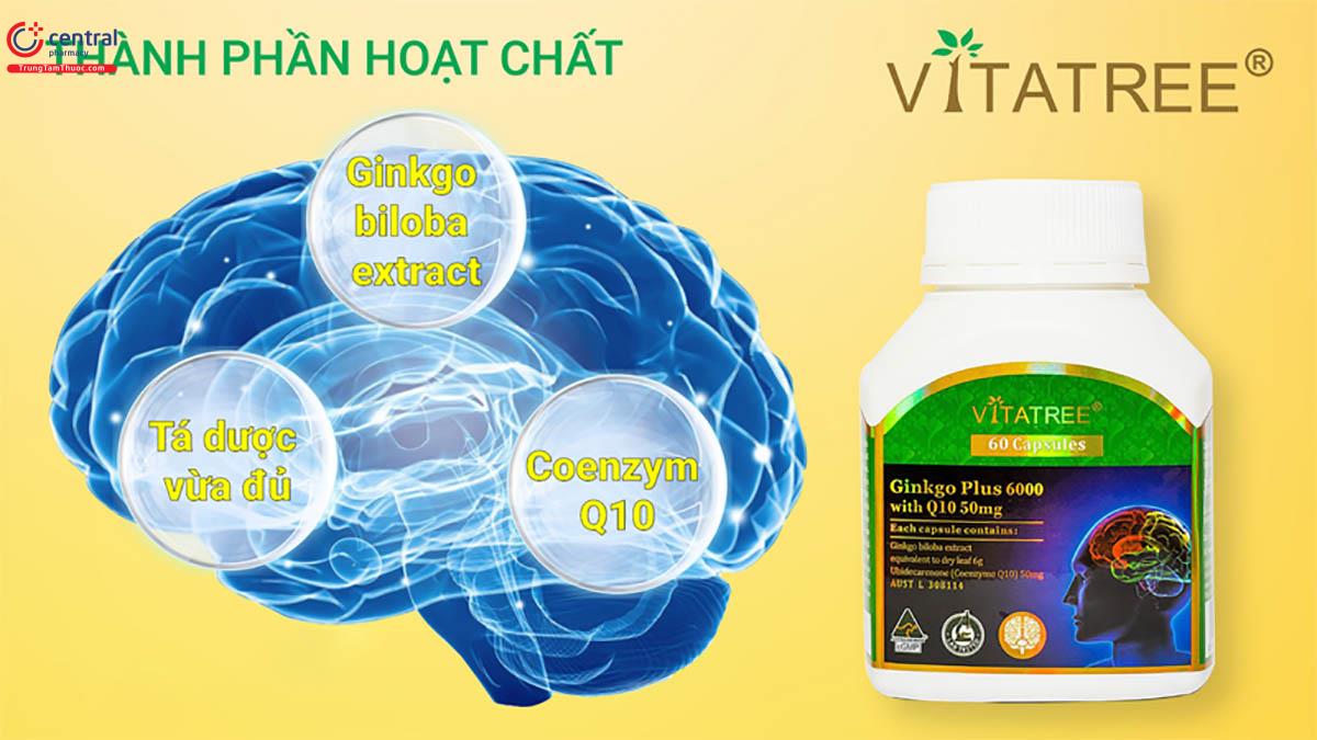  Vitatree Ginkgo Plus 6000 With Q10 50mg