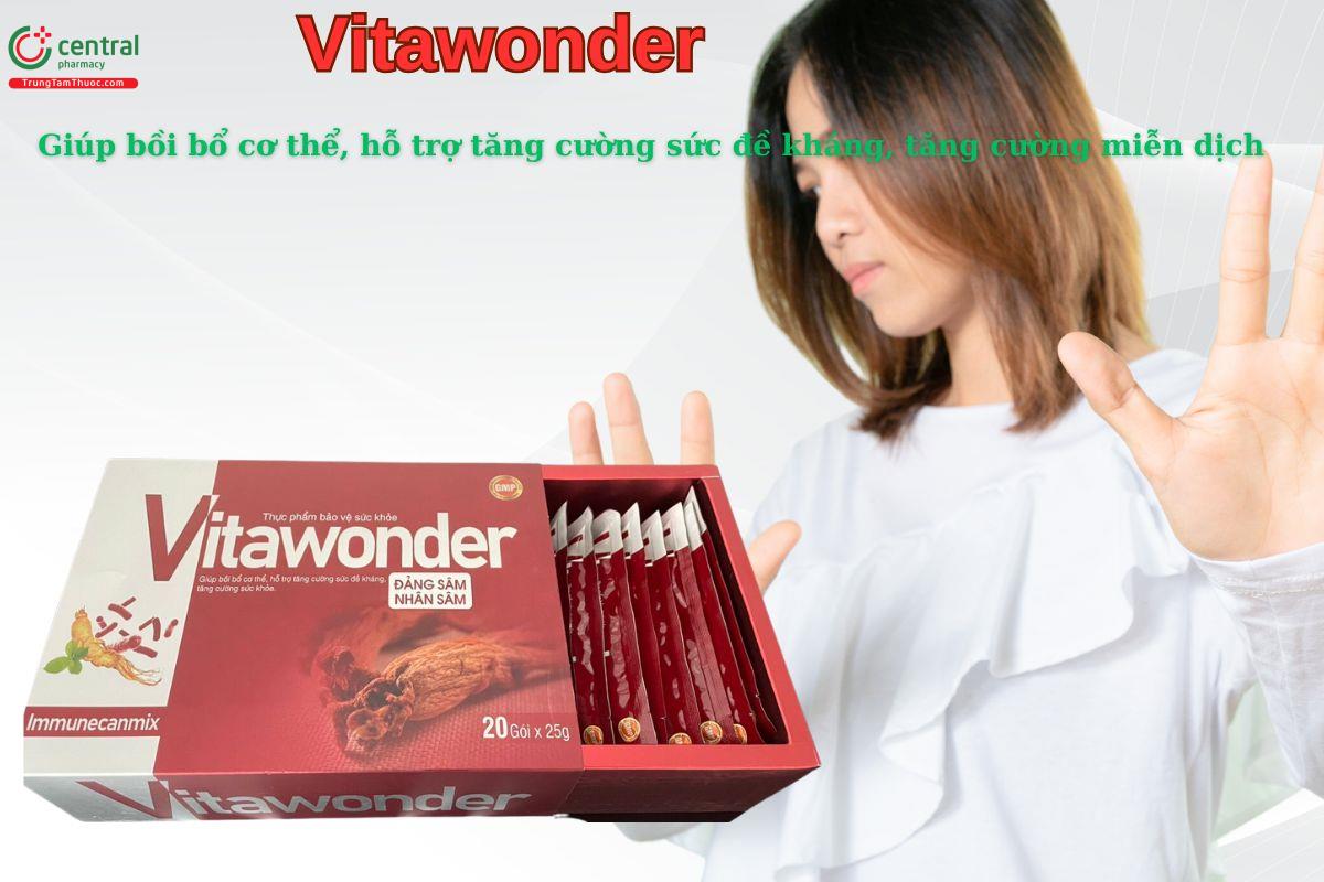 Vitawonder giup tăng cường sức đề kháng cho cơ thể