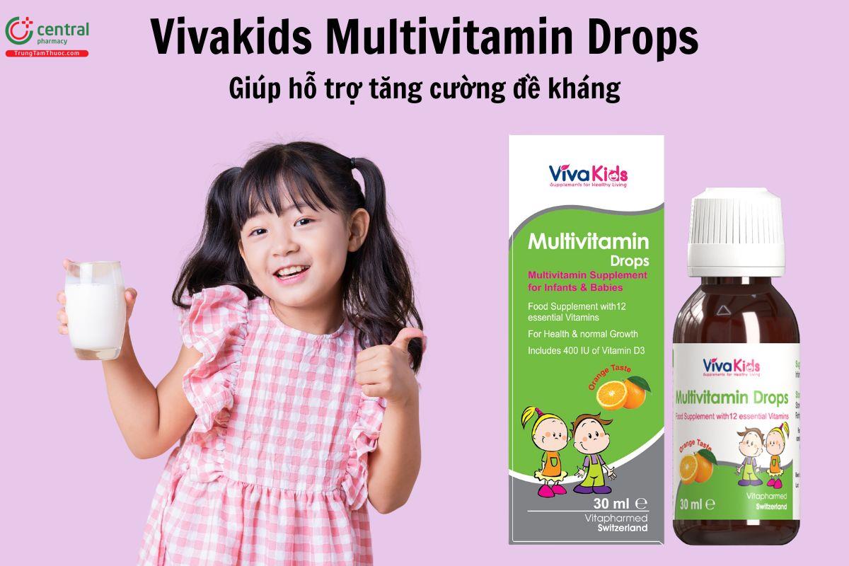 Tác dụng của Vivakids Multivitamin Drops