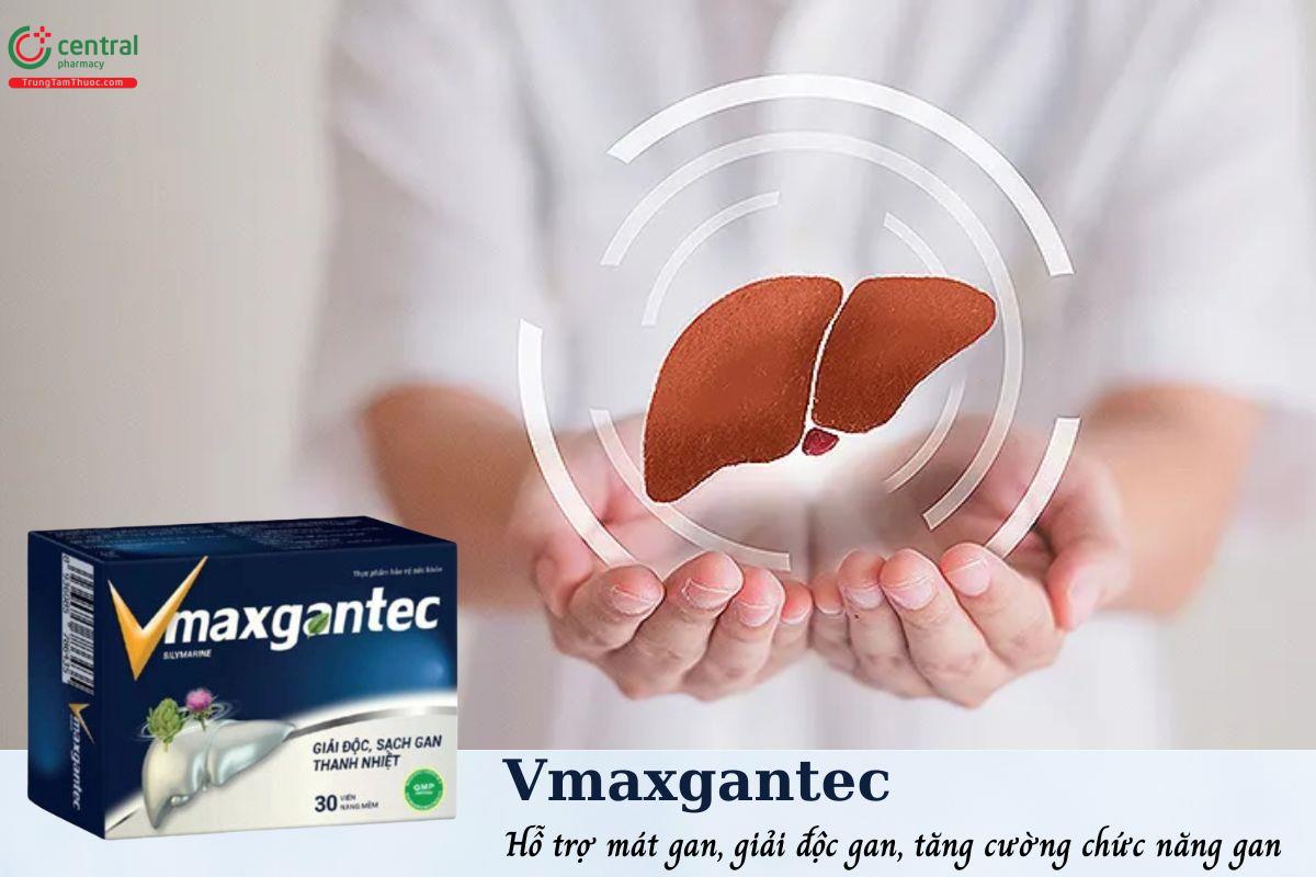 Vmaxgantec - Hỗ trợ mát gan, tăng cường chức năng gan