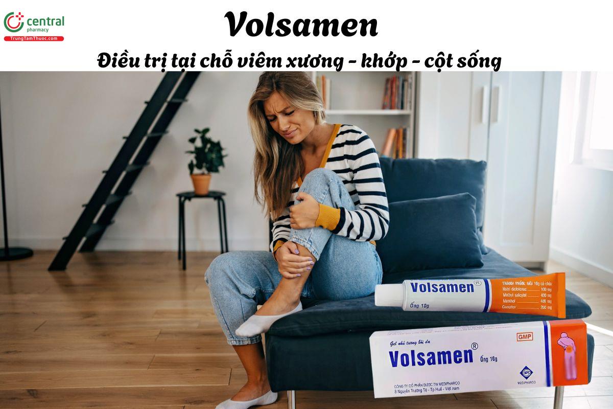 Thuốc Volsamen - Điều trị các triệu chứng sưng đau do thấp khớp