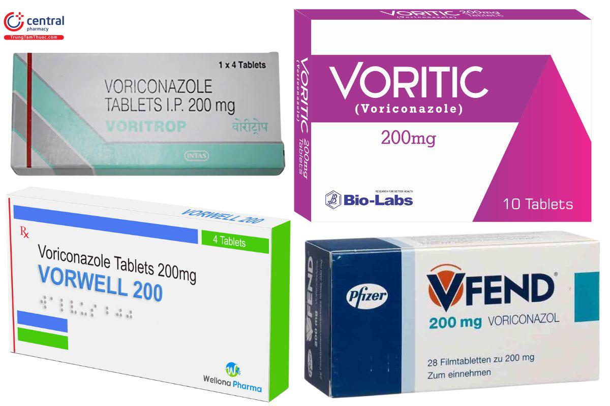 Một số thuốc chứa Voriconazole