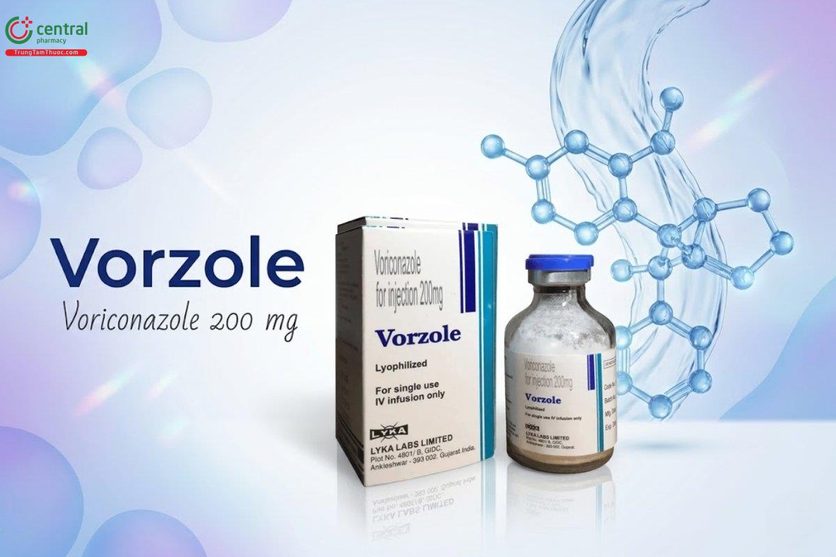 Vorzole 200mg Lyka Labs Limited kháng nấm nhóm triazole phổ rộng