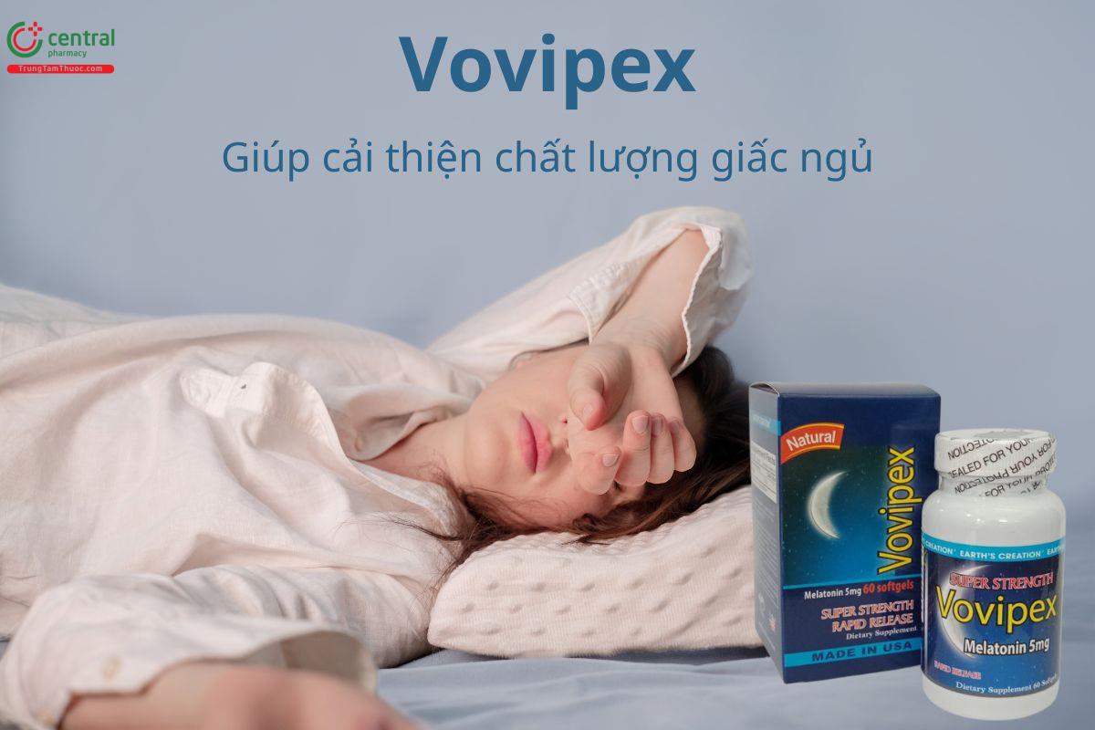Vovipex hỗ trợ ngủ ngon, giảm tình trạng khó ngủ và mất ngủ
