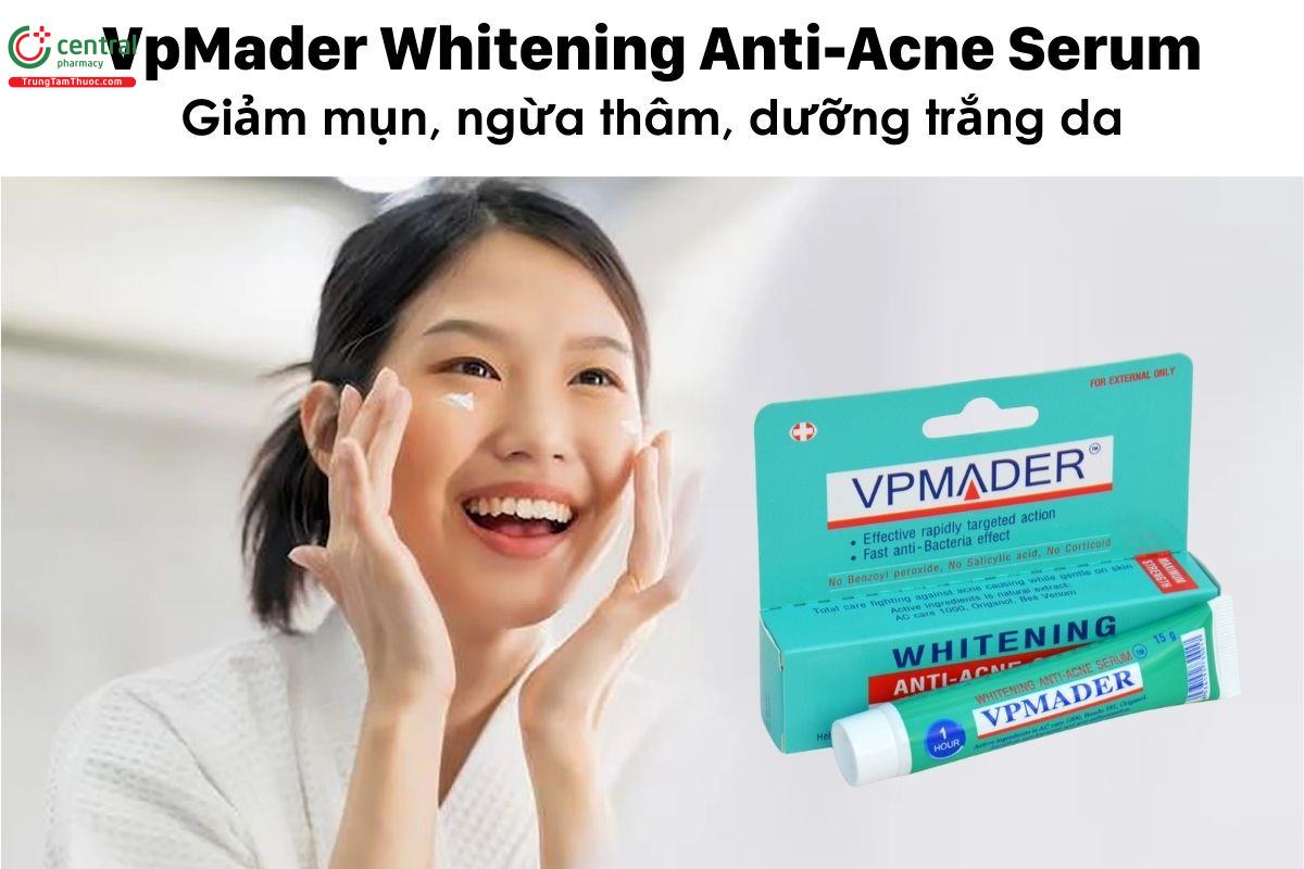 VpMader Whitening Anti-Acne Serum - Giảm mụn, ngừa thâm, dưỡng trắng da