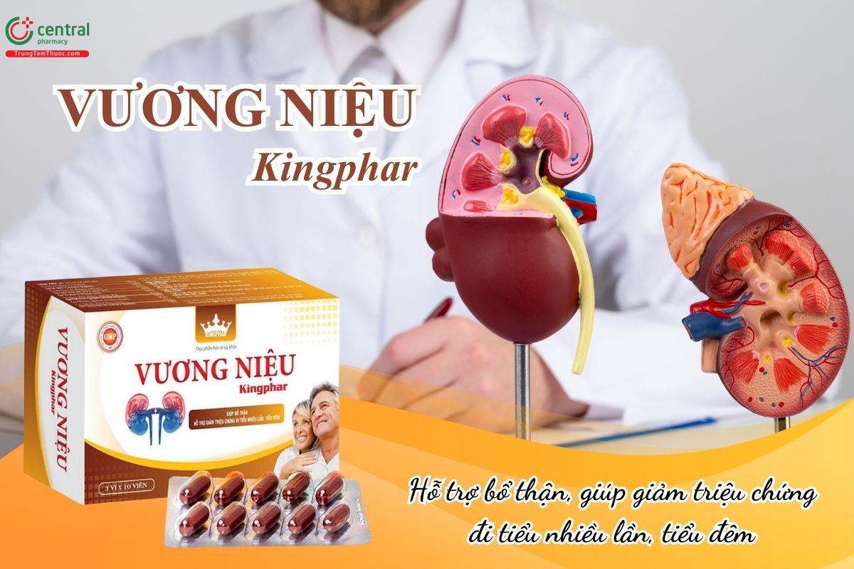 Vương Niệu Kingphar hỗ trợ bổ thận, giảm tiểu đêm và tiểu nhiều lần