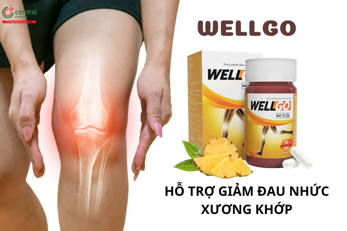 Viên uống Wellgo hỗ trợ giảm đau nhức xương khớp