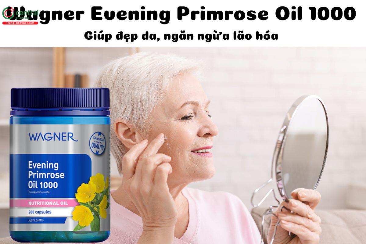 Wagner Evening Primrose Oil 1000 điều hòa kinh nguyệt bảo vệ da