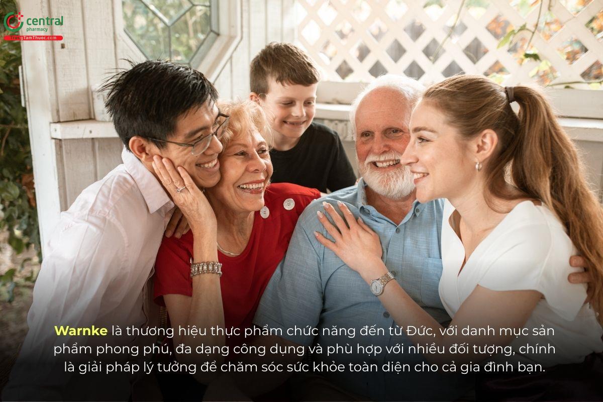 Warnke là thương hiệu thực phẩm chức năng ra đời tại Đức vào năm 1989, do dược sĩ Jutta Warnke – người có hơn nửa thế kỷ gắn bó với ngành dược – sáng lập