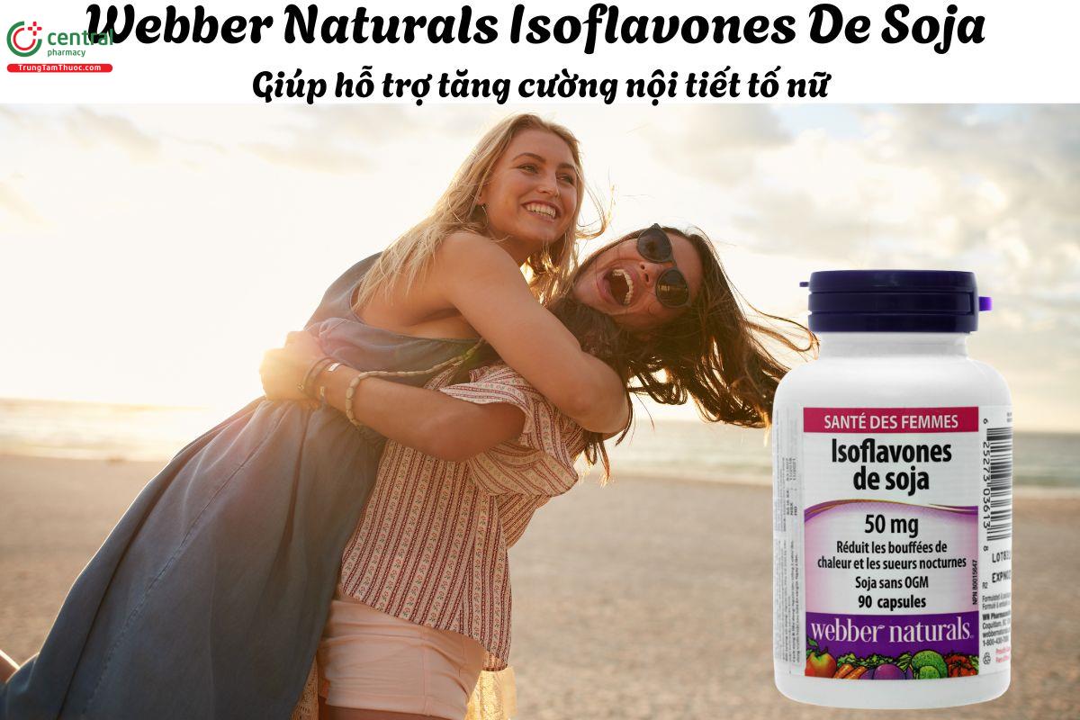 Webber Naturals Isoflavones De Soja - Giúp cân bằng nội tiết tố