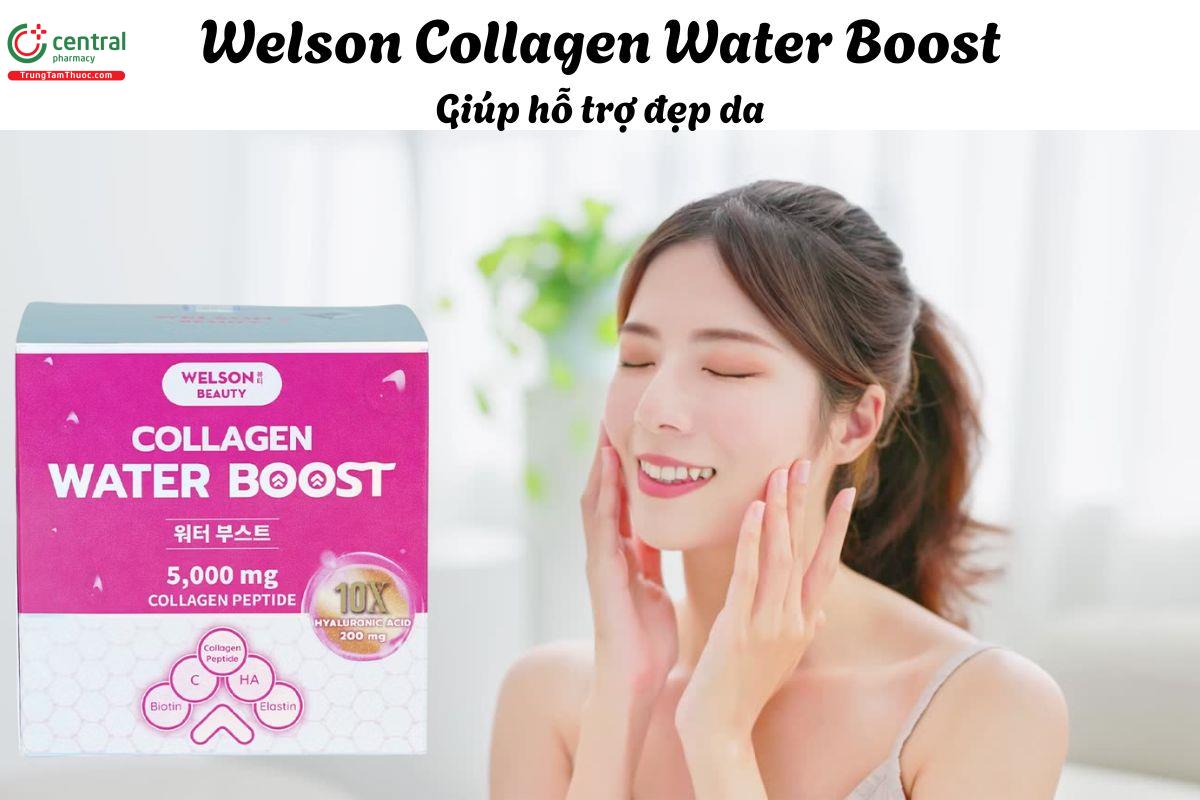 Welson Beauty Collagen Water Boost - Giúp làm đẹp, tăng đàn hồi da