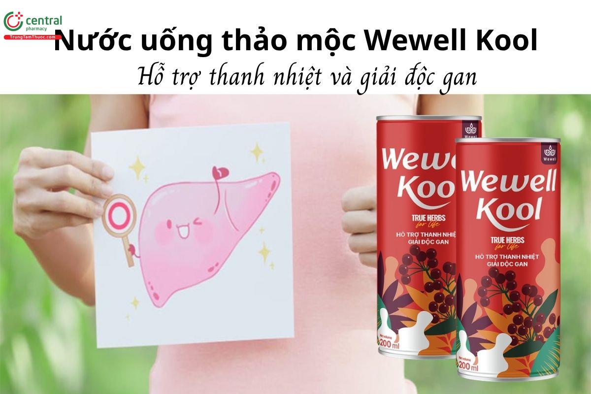 Nước uống thảo mộc Wewell Kool - Hỗ trợ thanh nhiệt và giải độc gan