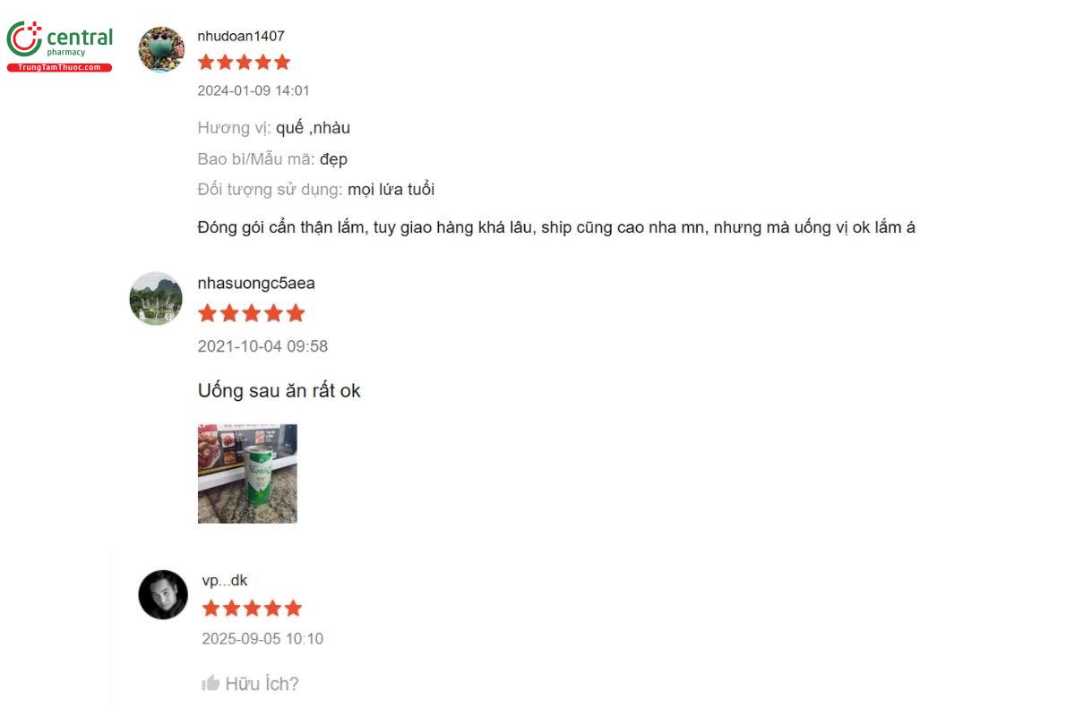 Phản hồi tích cực từ khách hàng